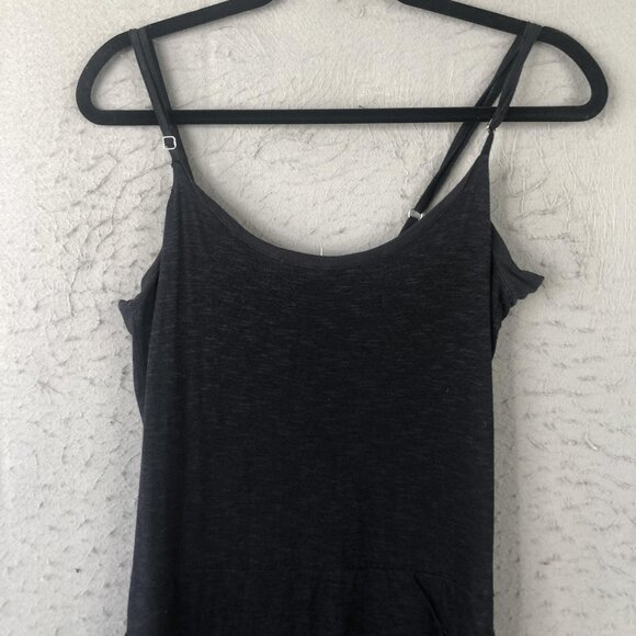 Horny Toad Dress Womens Medium Gray Maxi Adjustable Spaghetti Strap Tencel Soft - Picture 11 of 15